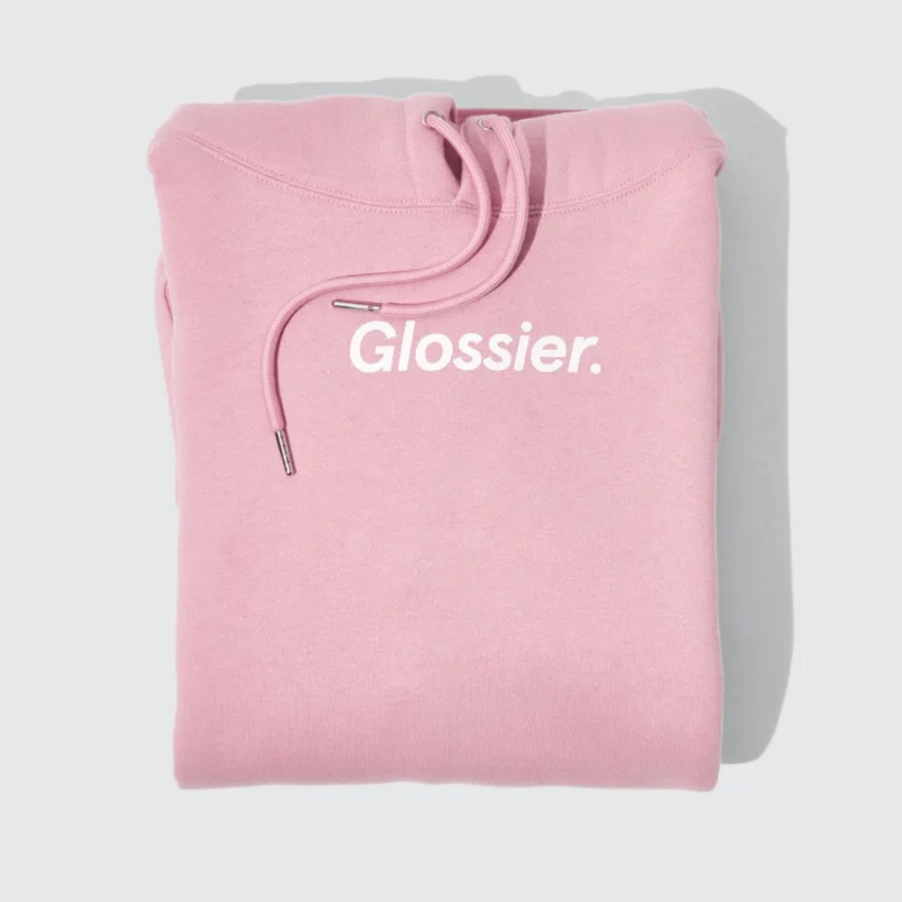 Glossier Pink hoodie